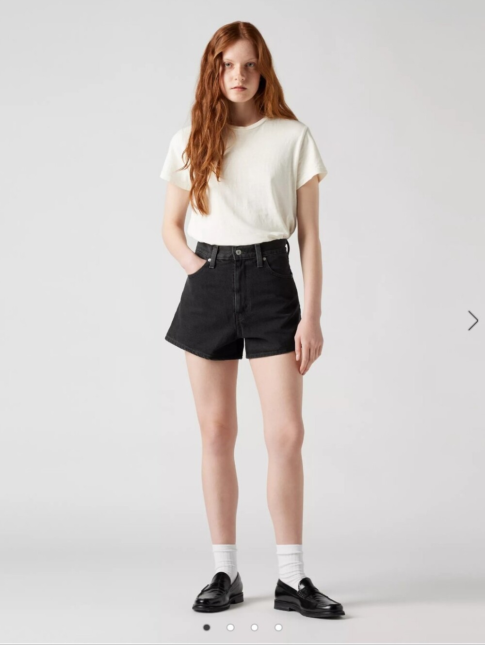 Levis High Waisted Mom Shorts